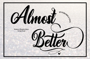 Almost Better Font Download