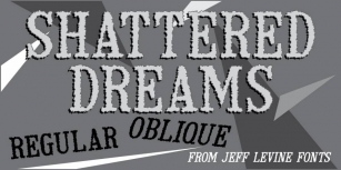 Shattered Dreams JNL Font Download