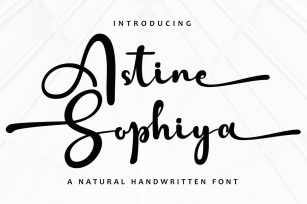 Astine Sophiya Script Font Download