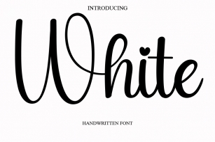White Font Download