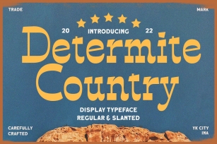 Determite Country Font Download