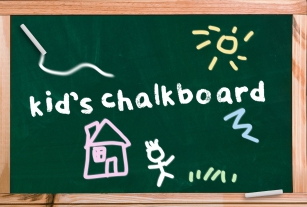Kids Chalkboard Font Download