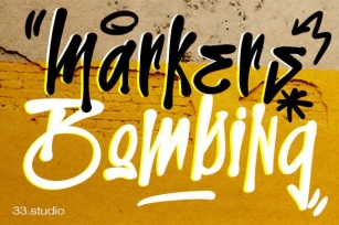 Markers Bombing Font Download