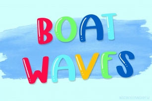Boat Waves Font Download