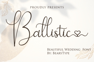 Balistic Font Download