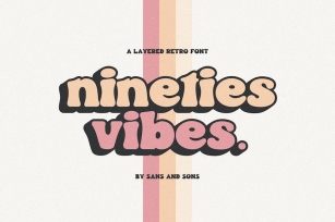 Nineties Vibes Font Download
