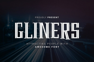 Gliner Bold Retro Vintage Font TNI Font Download
