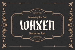 WAXEN Font Download