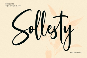 Sollesty Script Font Download
