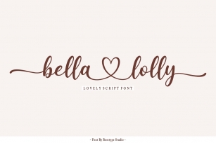 Bella Lolly Font Download