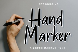 Hand Marker Font Download