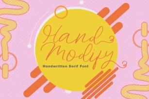 Hand Modify Font Download