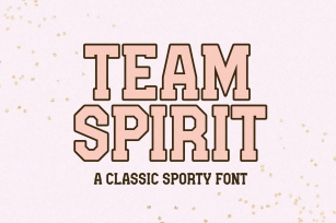 Team Spirit Font Download