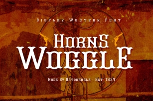 Horns Woggle Font Download