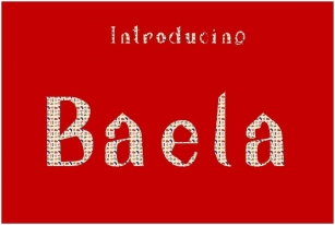 Baela Font Download