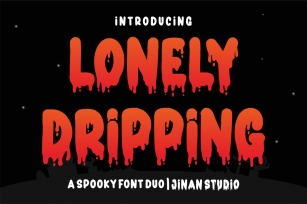 Lonely Dripping Font Download