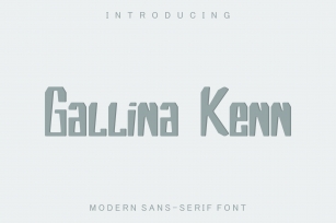 Gallina Kenn Font Download