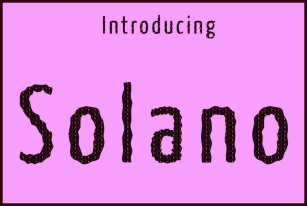 Solano Font Download
