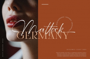 Mattock Germany Duo Font Download