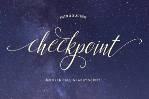 Checkpoint Font Download