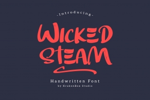 Wicked Steam Font Download