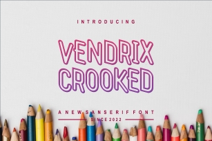 VendrixCrooked Font Download