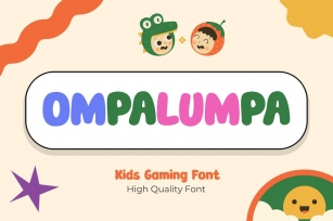 Ompalumpa - Kids Gaming Font Font Download