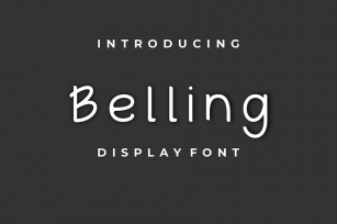 Belling Font Font Download
