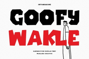 Goffy Wakle Handwritten Display Font Font Download