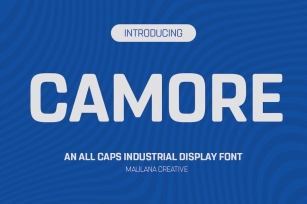 Camore Sans Serif All Caps Font Font Download