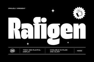 Rafigen - Display Font Download