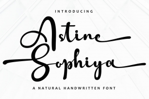 Astine Sophiya Font Download
