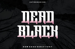 Dead Black Font Download