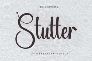 Stutter Font Download