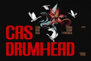 Cas Drumhead Font Download