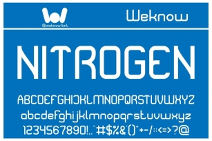 Nitrogen Font Download