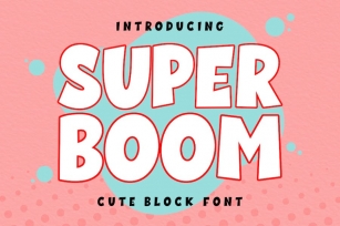 Super Boom Bold Display Kids Sans Serif Font ALD Font Download