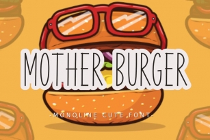 Mother Burger Elegant Sanserif Vintage Retro ALD Font Download
