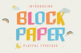 Block Paper Bold Display Playful Font TNI Font Download