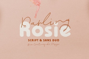 Darling Rosie Font Duo Font Download