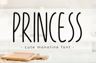 Princess Monoline Display Retro Vintage Font ALD Font Download