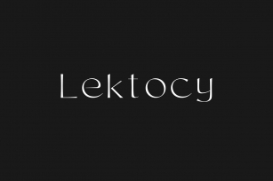 Lektocy Font Download