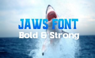 Jaws Font Download