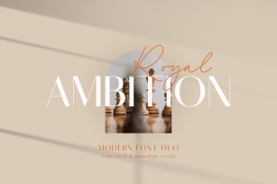 Royal Ambition Duo Font Download
