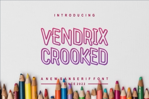 Vendrix Crooked Font Download