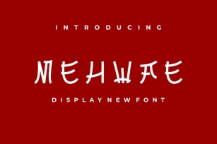MEHWAE Font Font Download