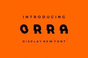 ORRA Font Font Download
