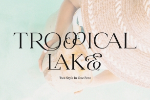 Tropical Lake Font Download