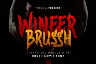 Wineer Brush Bold Elegant Display Font TNI Font Download