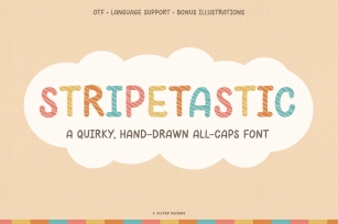 Stripetastic: Quirky Display Font Download
